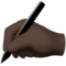 Writing Hand - Black emoji on Apple